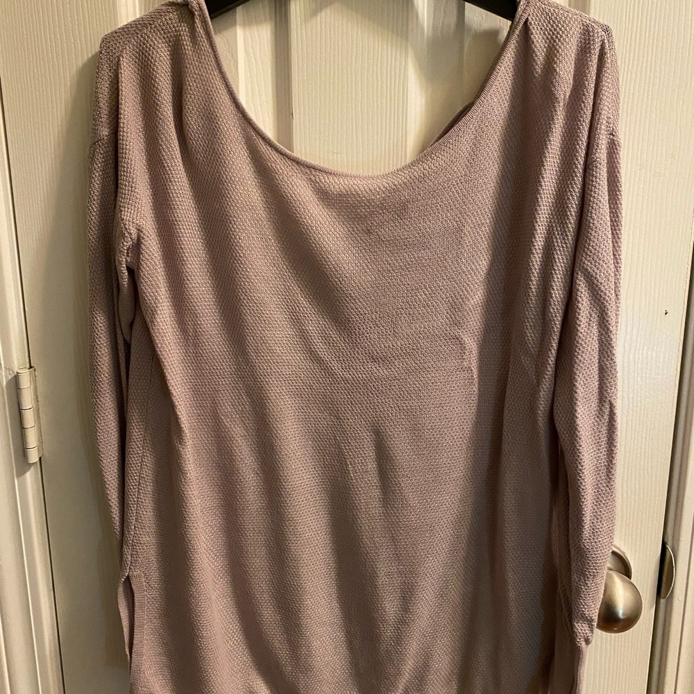 Garage light purple sweater